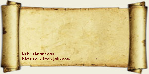 Anja Dinić vizit kartica